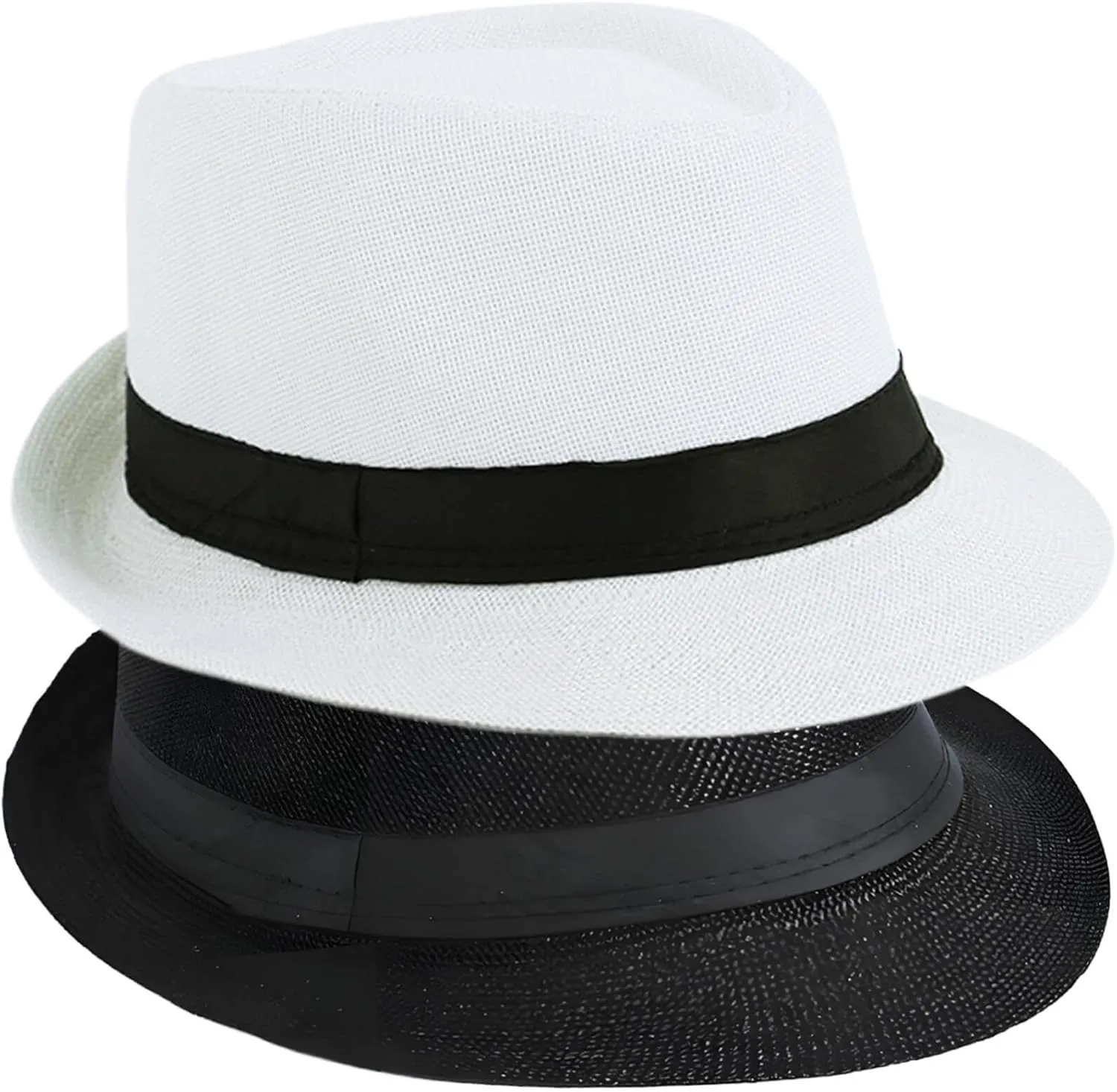 1920s Men Fedora Hat Accessories 20s Men Gangster costume Accessories Short Brim Summer Beach Hat