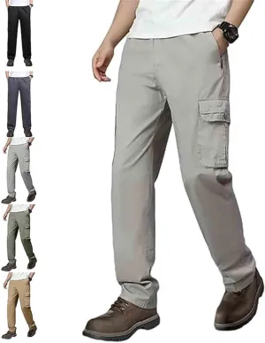 Adorlina Pants for Men, Adorlina Cargo Pants, Comfort Flex Fit Multi-Pocket Durable Pants, Relaxed Fit Tactical Cargo Pants
