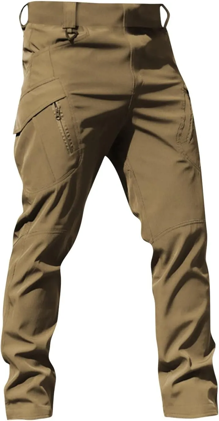 Cargo Pants for Men Baggy Ripstop Pants Multi Pockets Outdoor Work Hiking Pants Match Mens Wild Cargo Pants