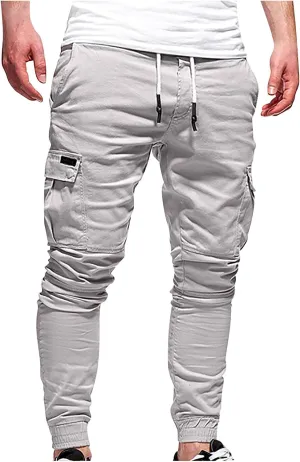 Cargo Pants for Men Classic-Fit Tactical Pants Lightweight Multi Pockets Work Pants Casual Straight Leg Hiking Pants