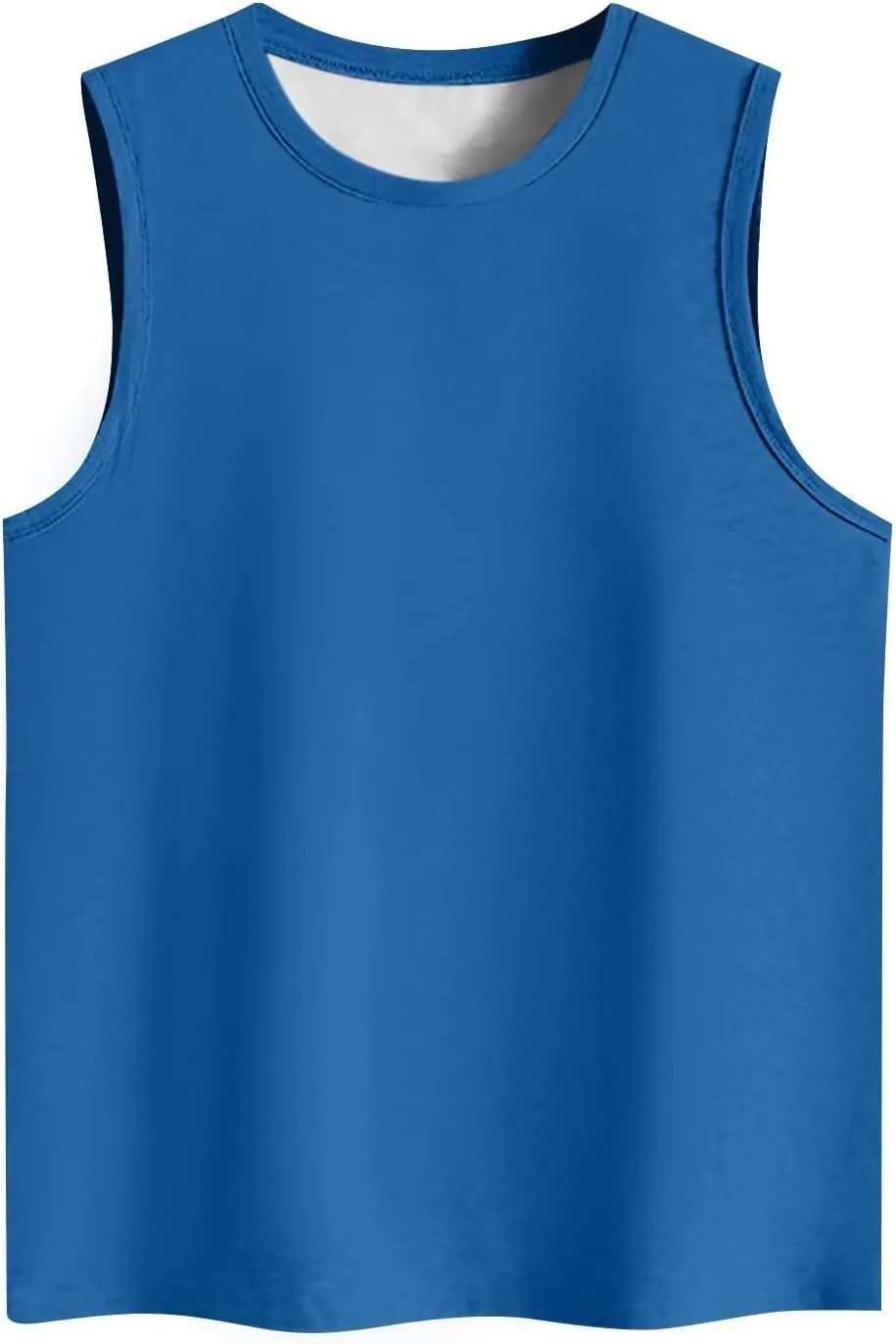 Casual Tank Tops for Women Fashion Fitted Slim Tanks Sleeveless Crew Neck T Shirts Trendy Summer Classic Blouse