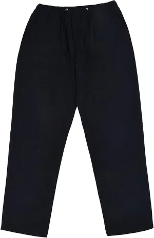 DGHM-JLMY Mens Lightweight Breathable Linen Trousers Casual Elastic Waist Beach Pants Solid Color Sports Pant with Pockets