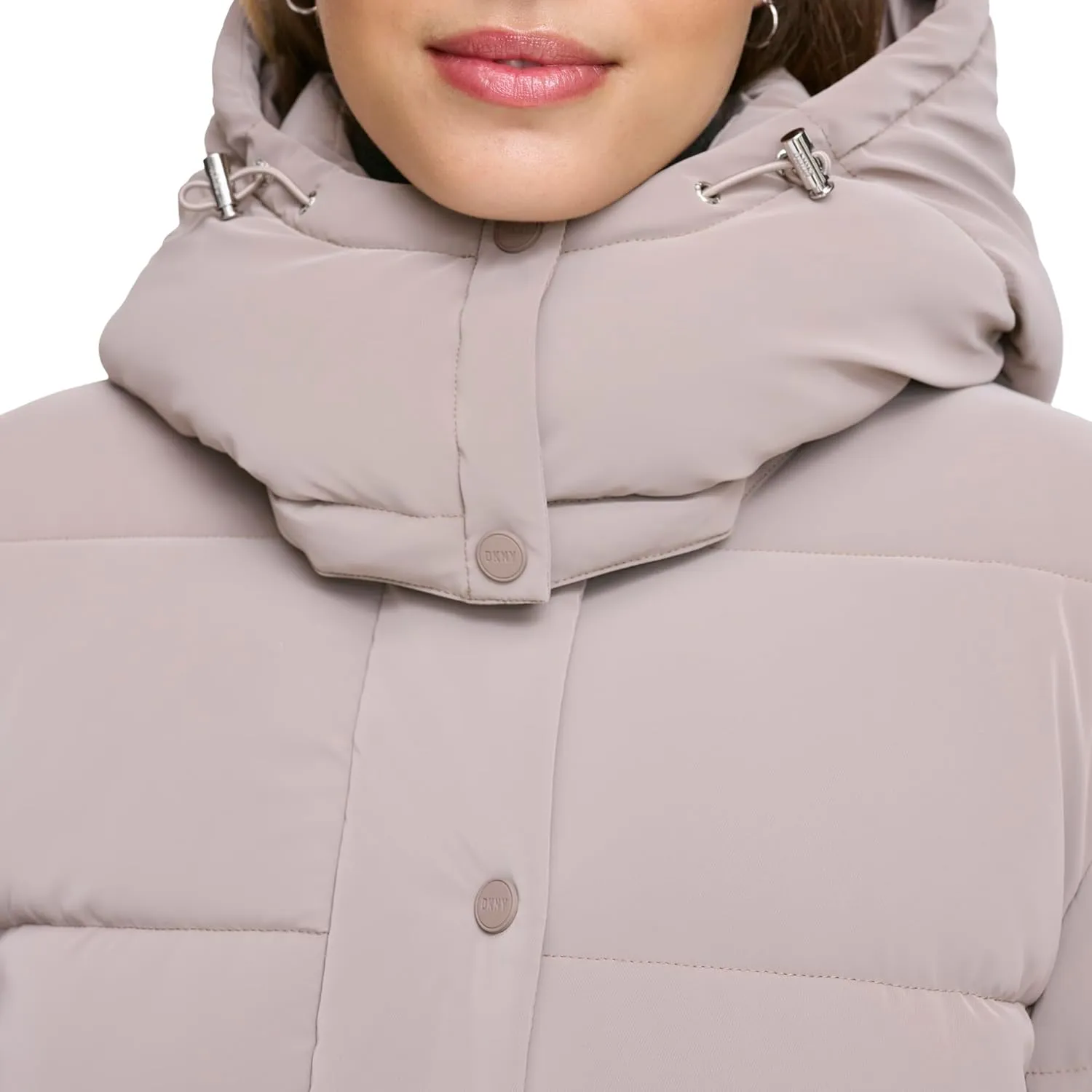 DKNY Womens Down Puffer Coat