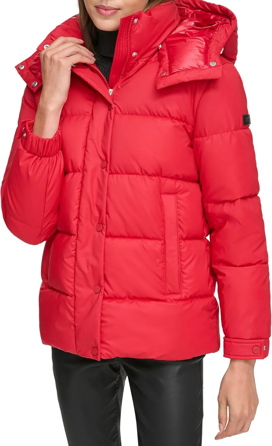 DKNY Womens Down Puffer Coat