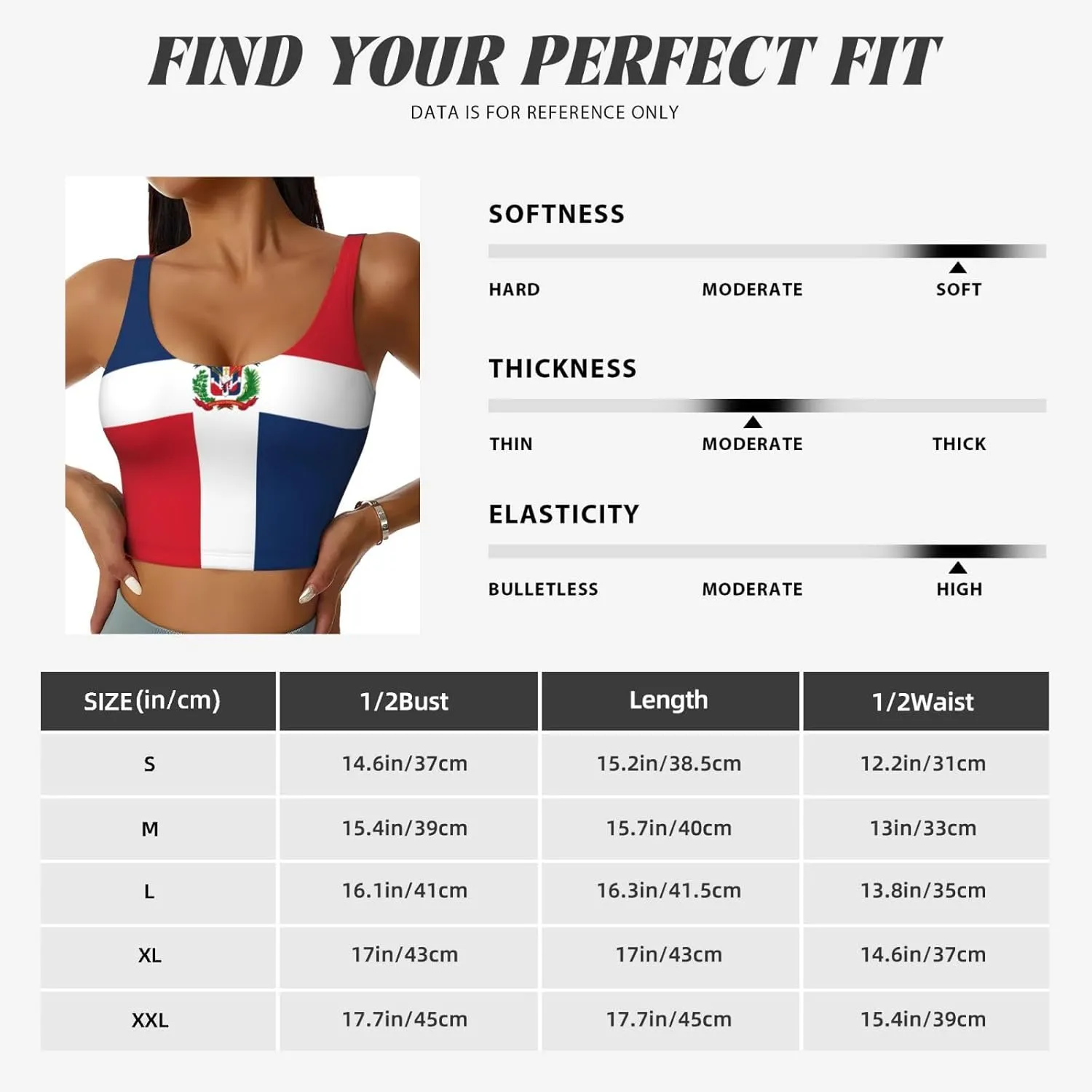 Dominican Republic Women's Sexy Sports Vest Sleeveless Athletic Gym T-Shirts Vest U-Shaped Back Quick Dry Top