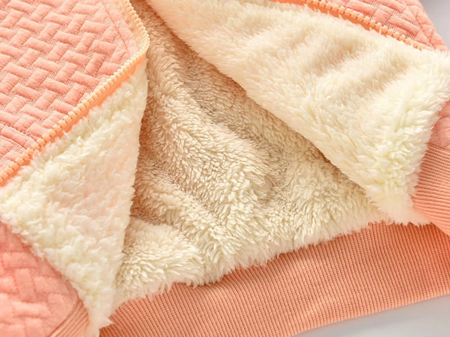 EISHOW Baby Girls Boys Winter Fleece Coat Little Kids Fuzzy Faux Shearling Zipper Jacket Warm Hooded Outwear Winter Outfits