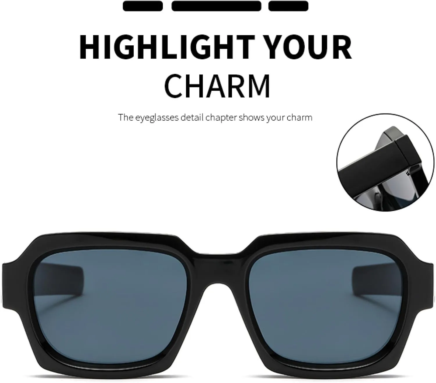 Fashion Classic Retro Glasses Dazzling Colorful Fashion Accessories Sunglasses Street Shoot Versatile Female