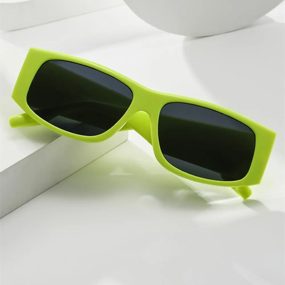 Fashion Resistant Sunglasses Personality Large Frame Wide Leg Sun Glasses Trendy Accessories Simple Female