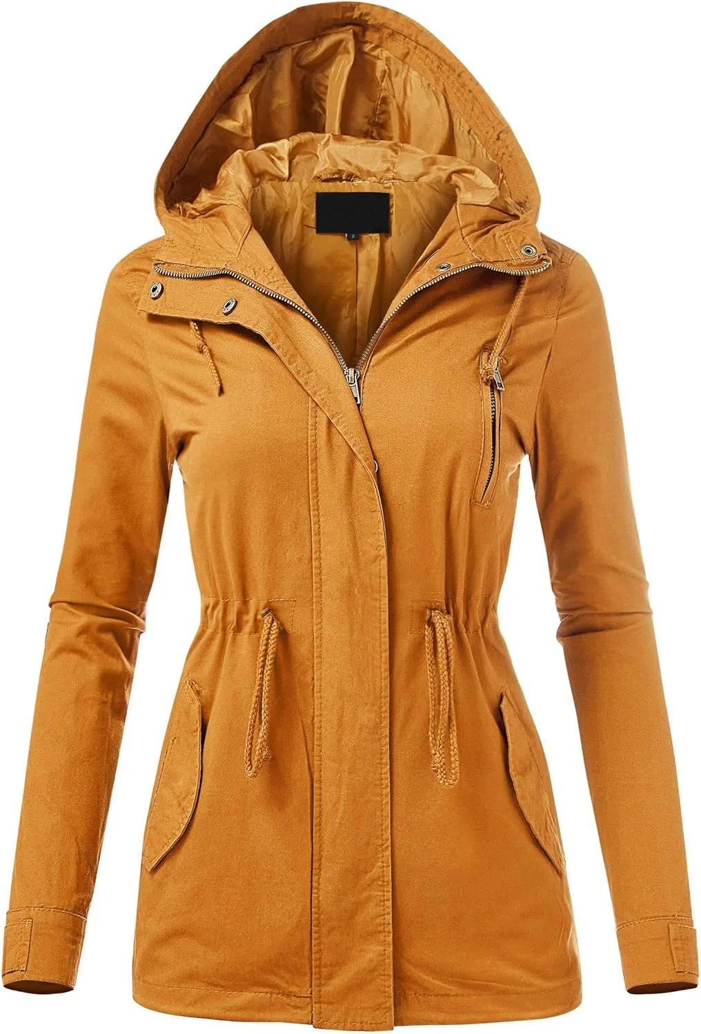 FashionMille Junior's Military Anorak Utility Hoodie Jacket
