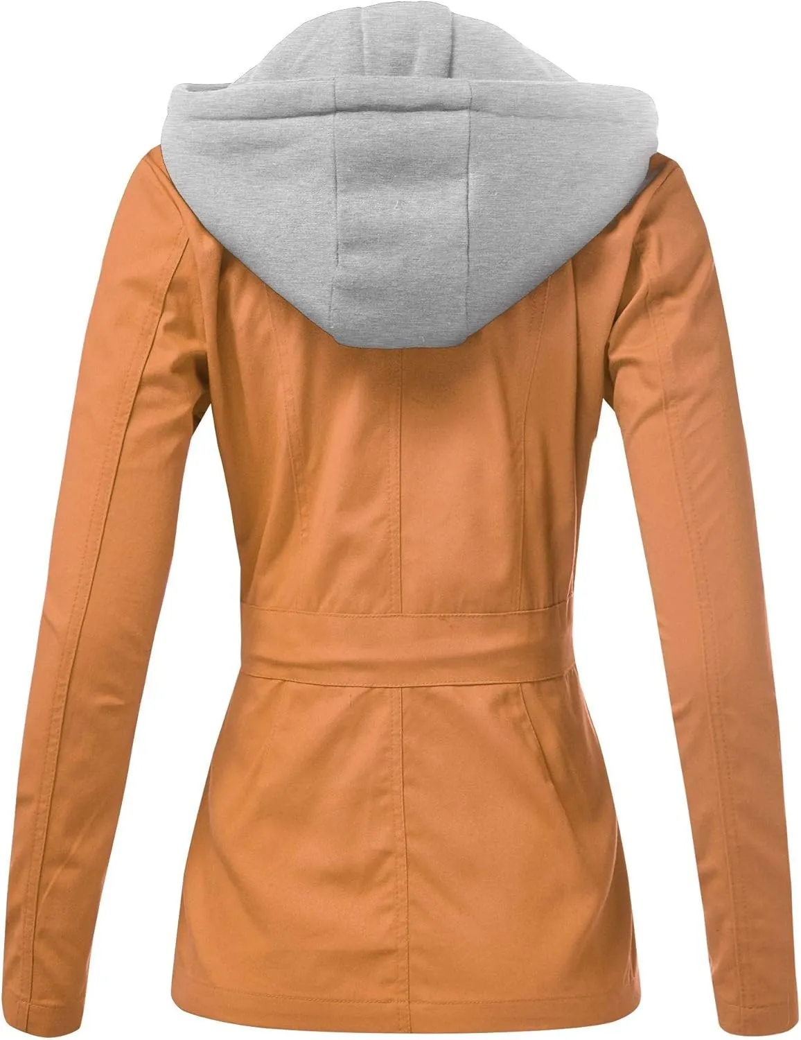 FashionMille Junior's Military Anorak Utility Hoodie Jacket