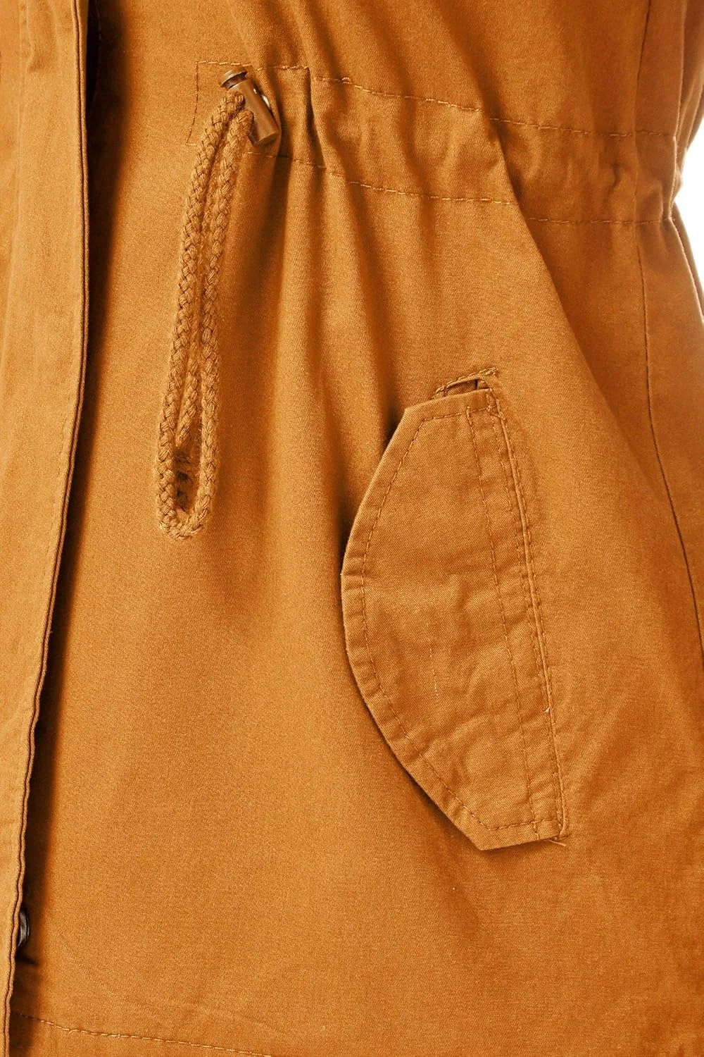 FashionMille Junior's Military Anorak Utility Hoodie Jacket