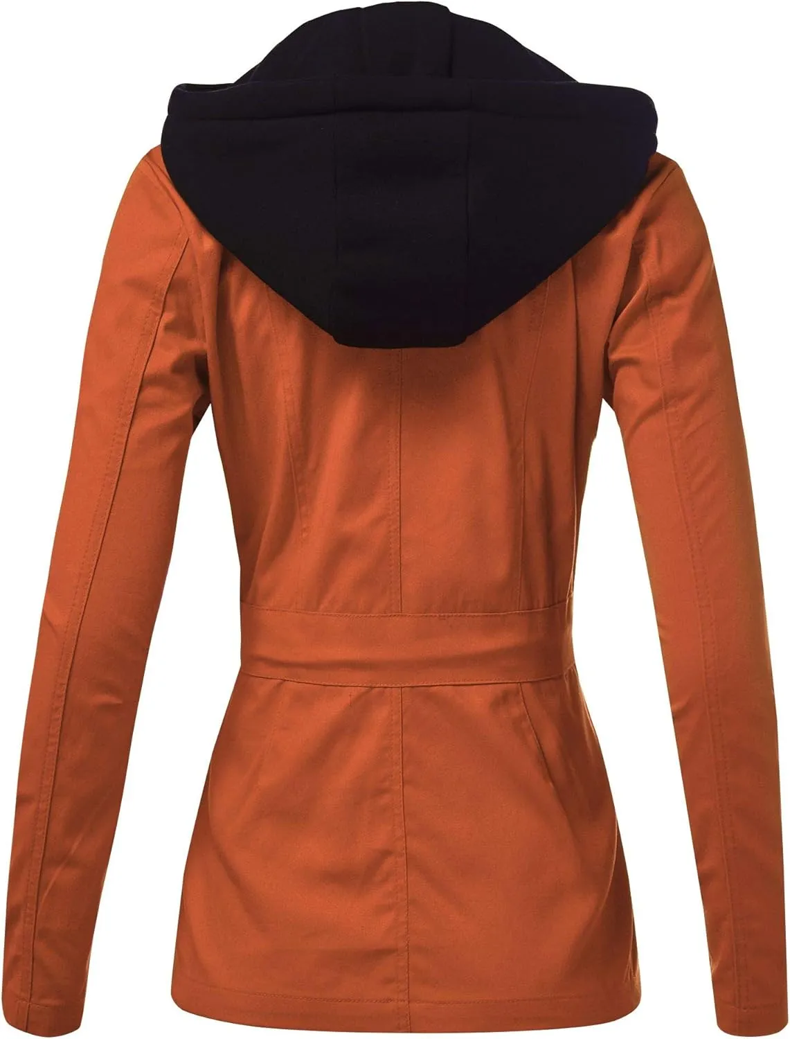 FashionMille Junior's Military Anorak Utility Hoodie Jacket