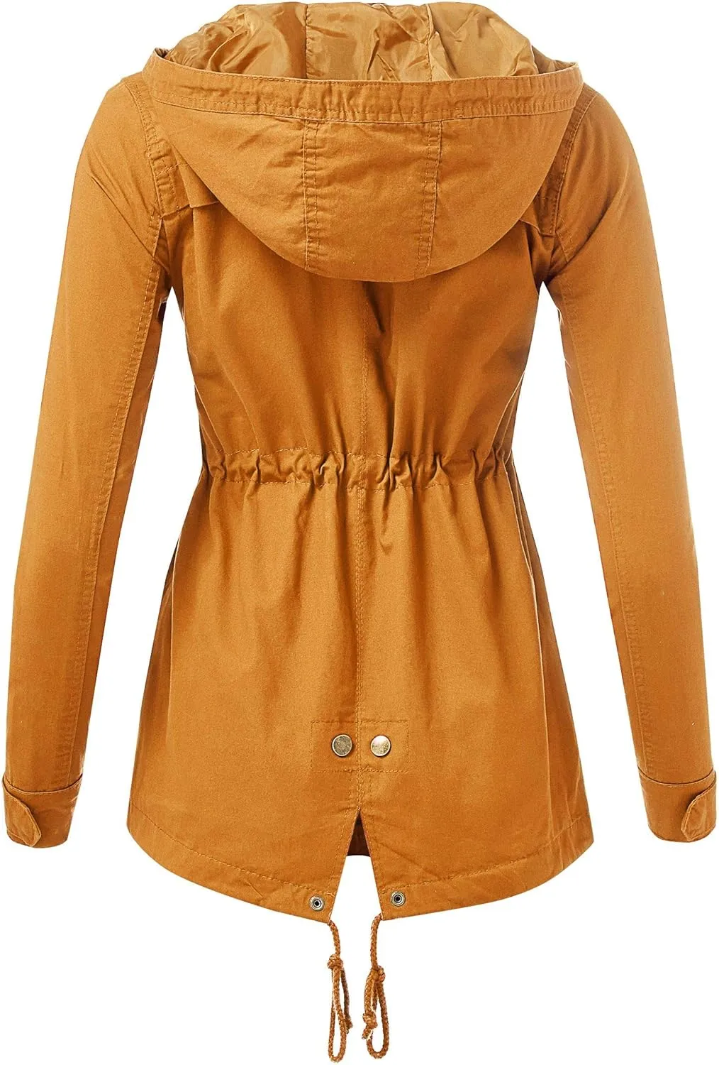 FashionMille Junior's Military Anorak Utility Hoodie Jacket