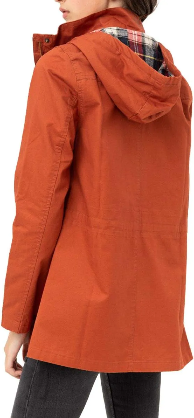 FashionMille Junior's Military Anorak Utility Hoodie Jacket