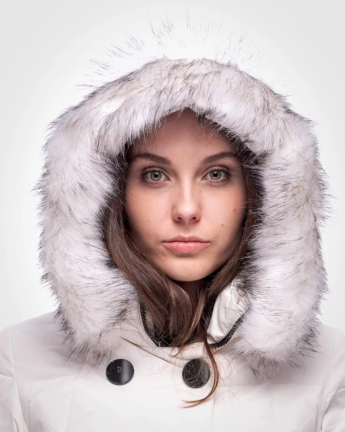 Futrzane Classic Hood Trim - Faux Fur Trim for Hood Replacement - Fur Attachment