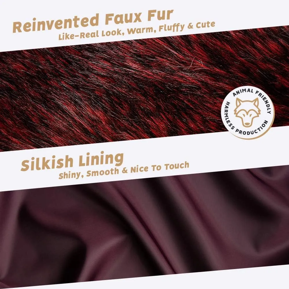 Futrzane Classic Hood Trim - Faux Fur Trim for Hood Replacement - Fur Attachment