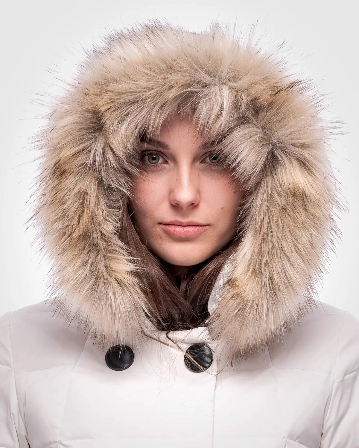 Futrzane Classic Hood Trim - Faux Fur Trim for Hood Replacement - Fur Attachment