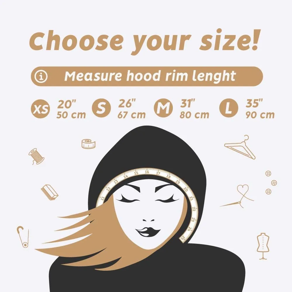 Futrzane Classic Hood Trim - Faux Fur Trim for Hood Replacement - Fur Attachment