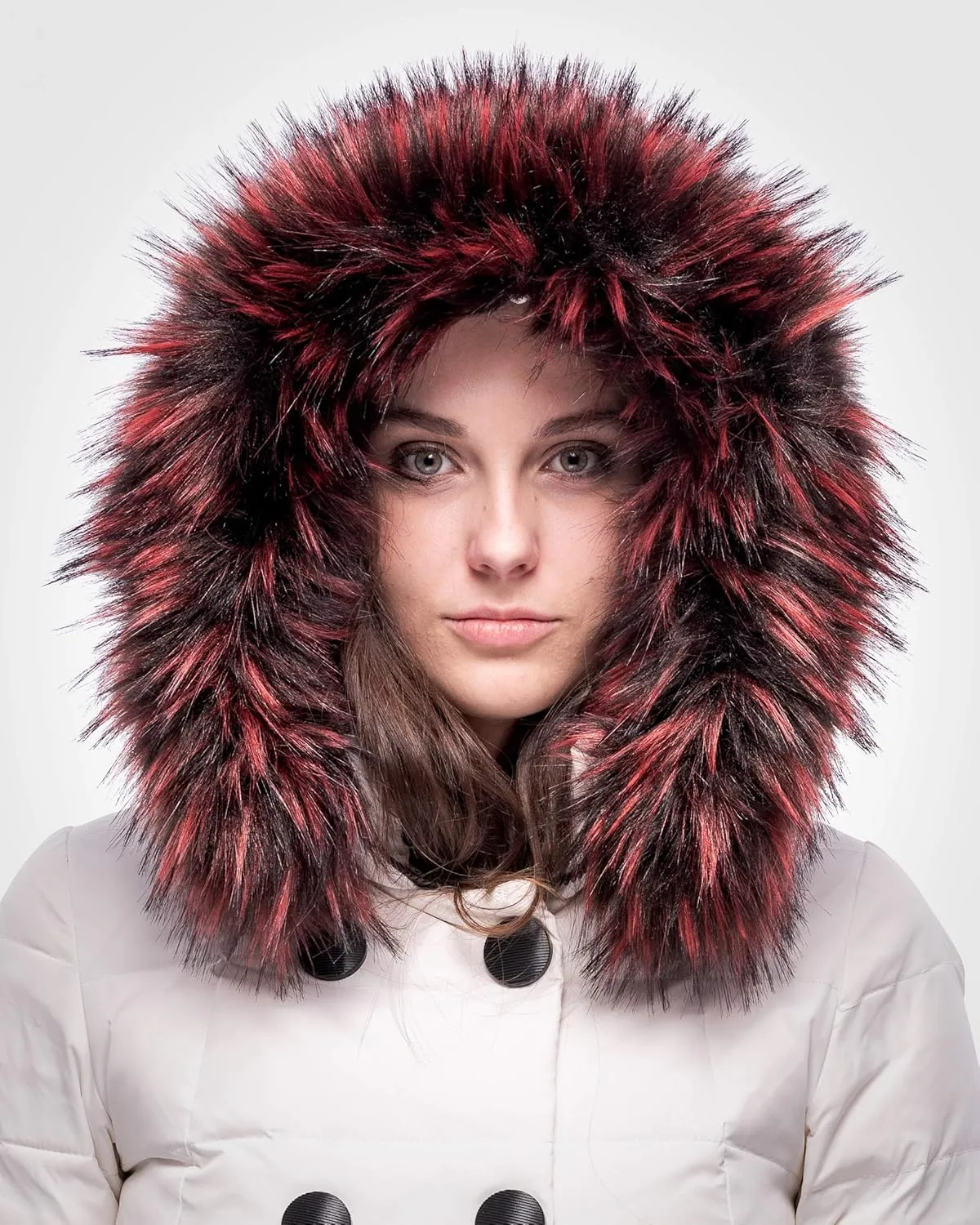 Futrzane Classic Hood Trim - Faux Fur Trim for Hood Replacement - Fur Attachment