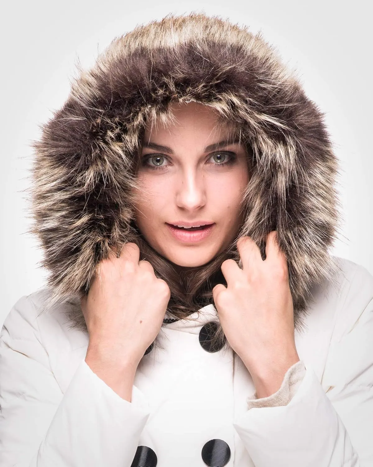 Futrzane Classic Hood Trim - Faux Fur Trim for Hood Replacement - Fur Attachment