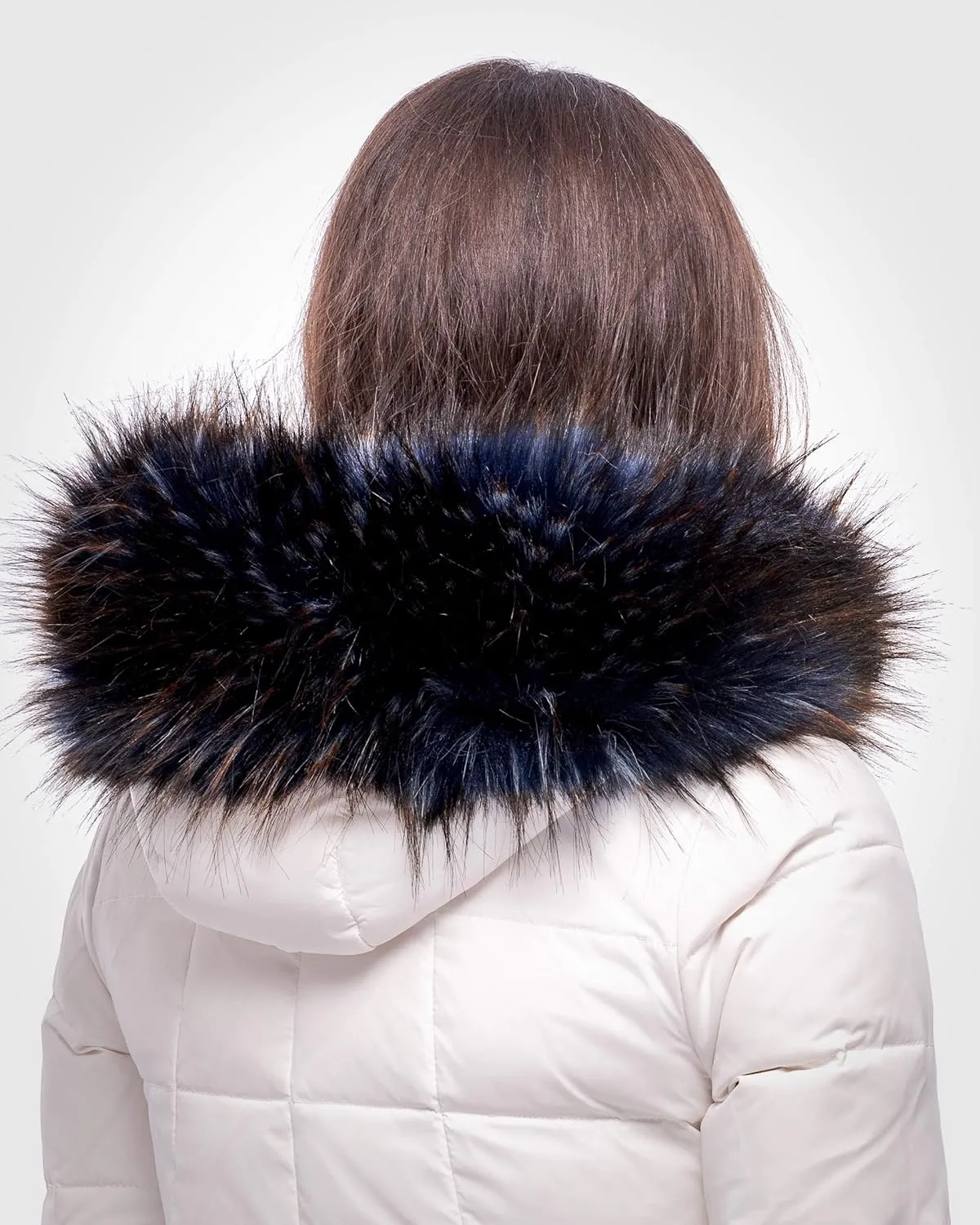 Futrzane Classic Hood Trim - Faux Fur Trim for Hood Replacement - Fur Attachment
