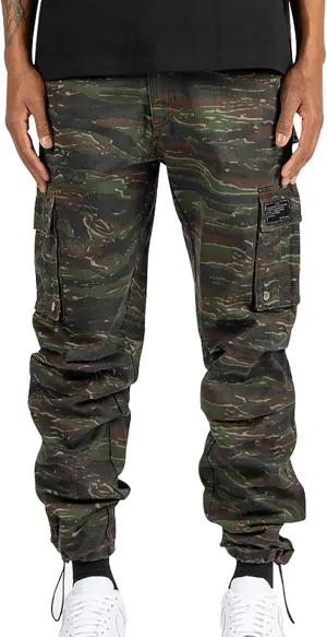 Hiking Pants Men Camo Mens Cargo Pants Casual Lightweight Joggers Work Pants Military Pants with Multi-Pocket