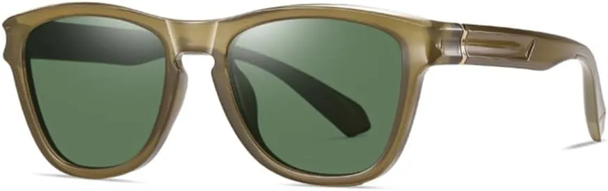 HMRGLMIE-Mirror Men Sunglasses Uv400 Polarized Sun Glasses Driving Outdoor Accessories Male
