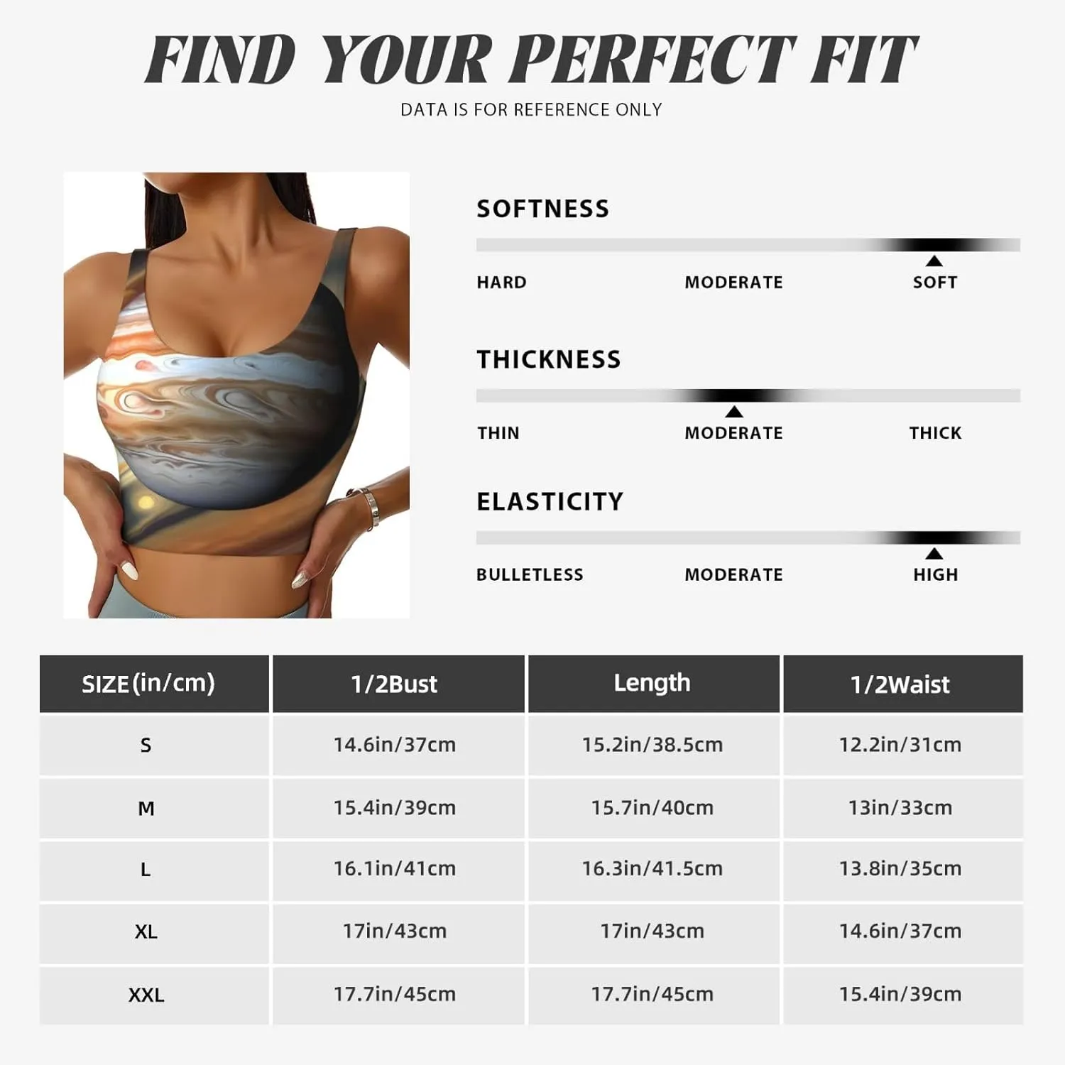 Jupiter Landscape Women's Sexy Sports Vest Sleeveless Athletic Gym T-Shirts Vest U-Shaped Back Quick Dry Top