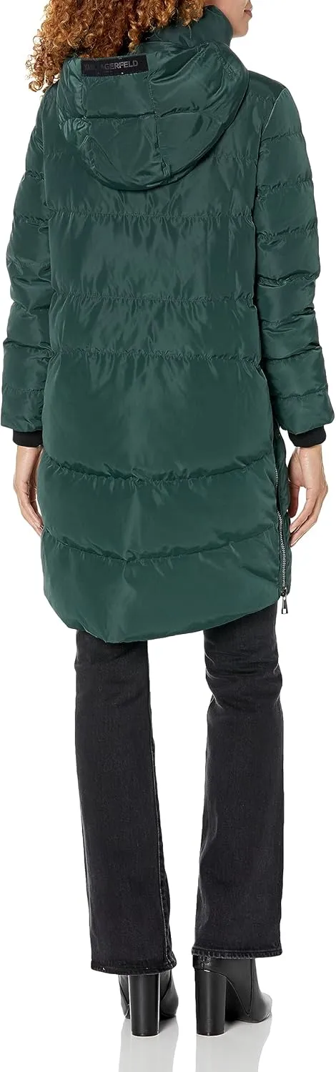 Karl Lagerfeld Paris Women's Full Length Puffer Jacket