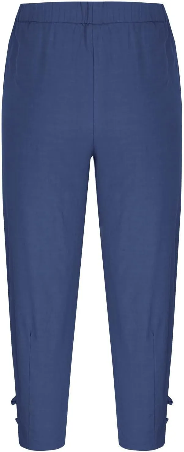 Linen Pants Men Beach Casual Loose Fit Elastic Drawstring Waist Summer Yoga Trousers Stretch with Pockets Fashion 2025