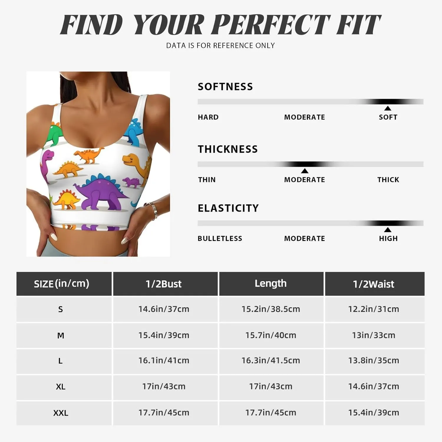 Little Dinosaur Women's Sexy Sports Vest Sleeveless Athletic Gym T-Shirts Vest U-Shaped Back Quick Dry Top