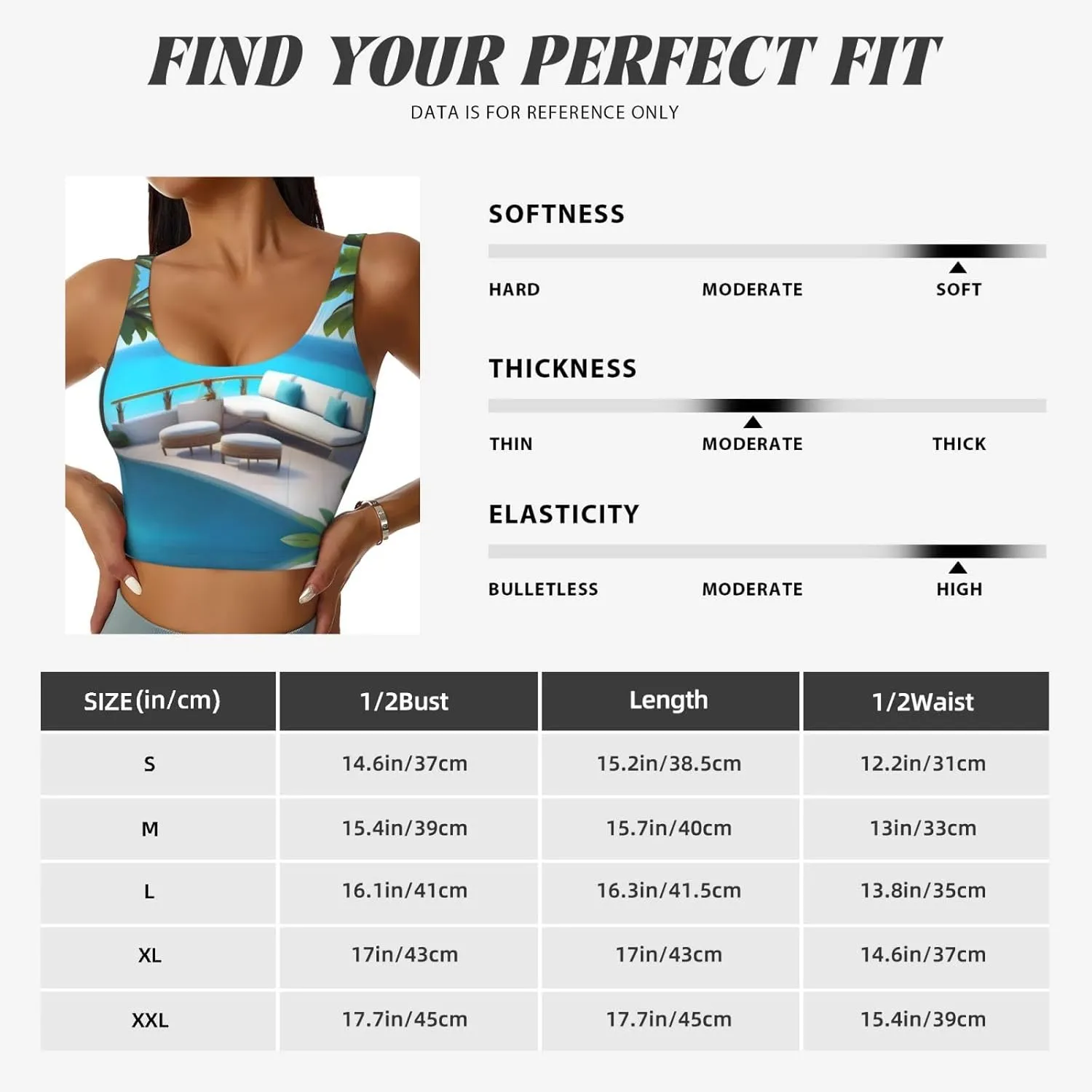 Love Island On The S Women's Sexy Sports Vest Sleeveless Athletic Gym T-Shirts Vest U-Shaped Back Quick Dry Top