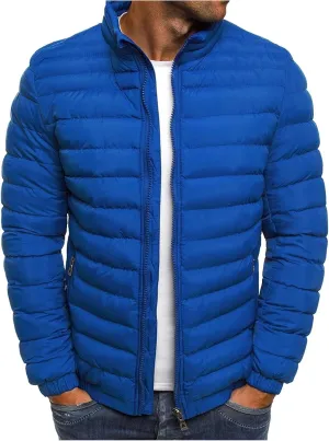 Mens Winter Down Puffer Jacket Packable Lightweight Down Jacket Windproof Outerwear Men Quilted Jackets Coat 2023