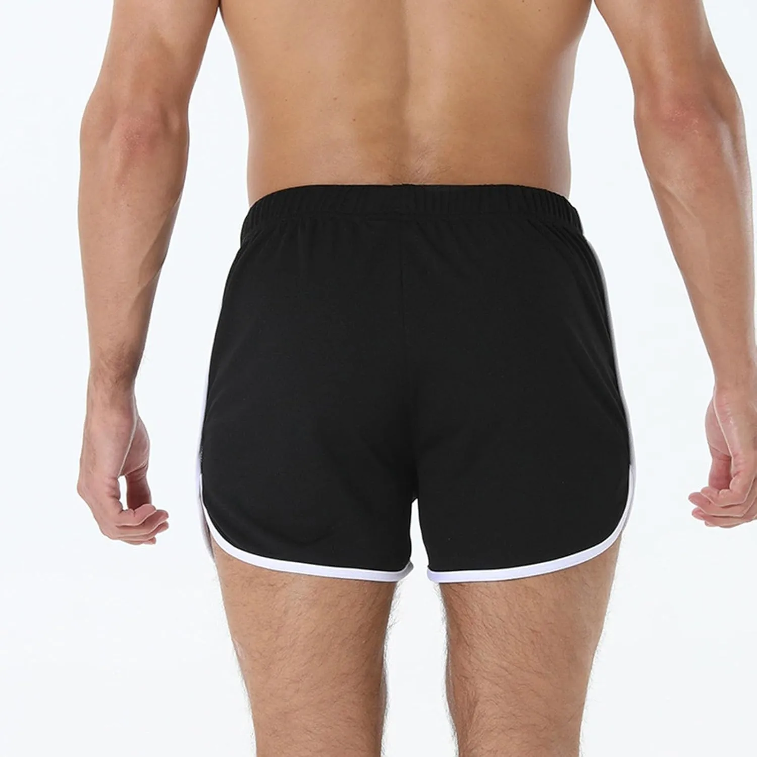 Mens Workout Shorts Athletic Lightweight Moisture Wicking 3 Inch Running Short Pants Mesh with Zipper Pockets Gym Beach