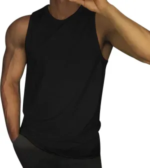 Men's Workout Tank Top Muscle Athletic Quick Dry Sleeveless Fitness T Shirts Stretch Bodybuilding Gym Undershirts
