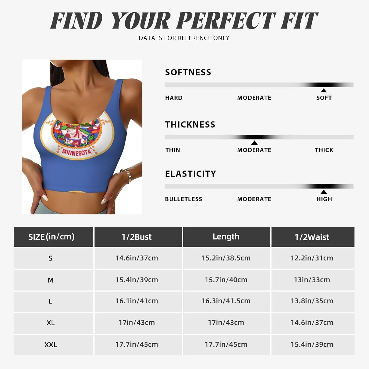 Minnesota State Flag Women's Sexy Sports Vest Sleeveless Athletic Gym T-Shirts Vest U-Shaped Back Quick Dry Top