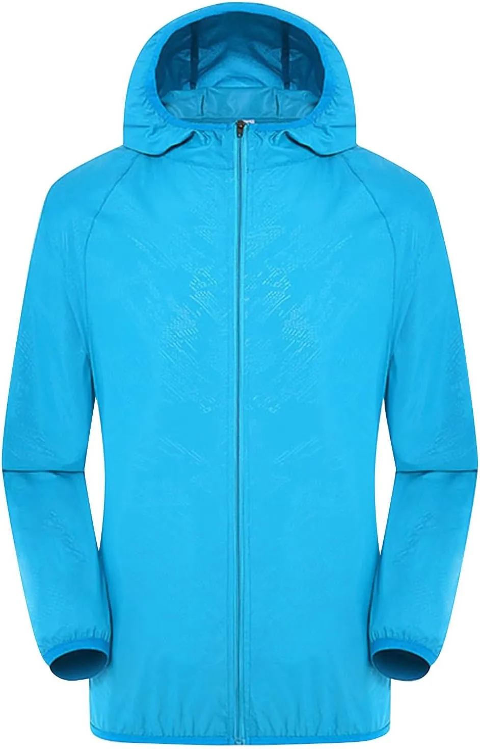 Miyaomn Outdoor Hiking Long Rain Jackets for Women Ripstop Water Resistant Hooded Lightweight Windbreaker Softshell Overcoats