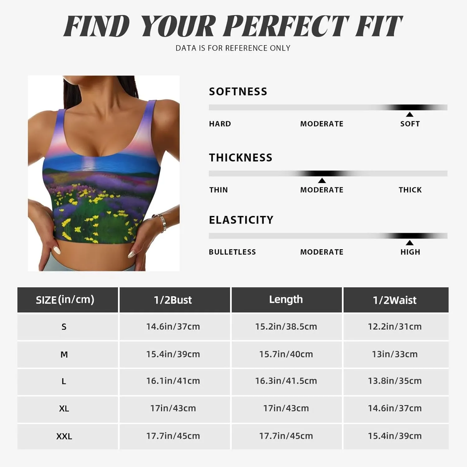 Moonrise Flower Sea Women's Sexy Sports Vest Sleeveless Athletic Gym T-Shirts Vest U-Shaped Back Quick Dry Top