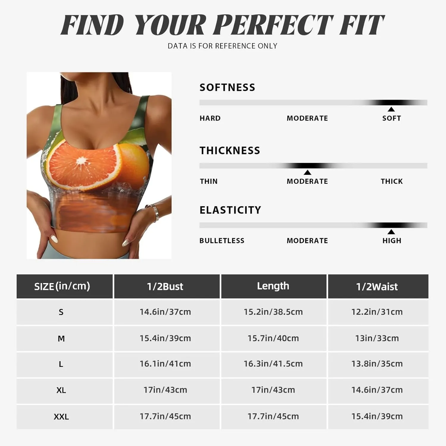 Orange Women's Sexy Sports Vest Sleeveless Athletic Gym T-Shirts Vest U-Shaped Back Quick Dry Top