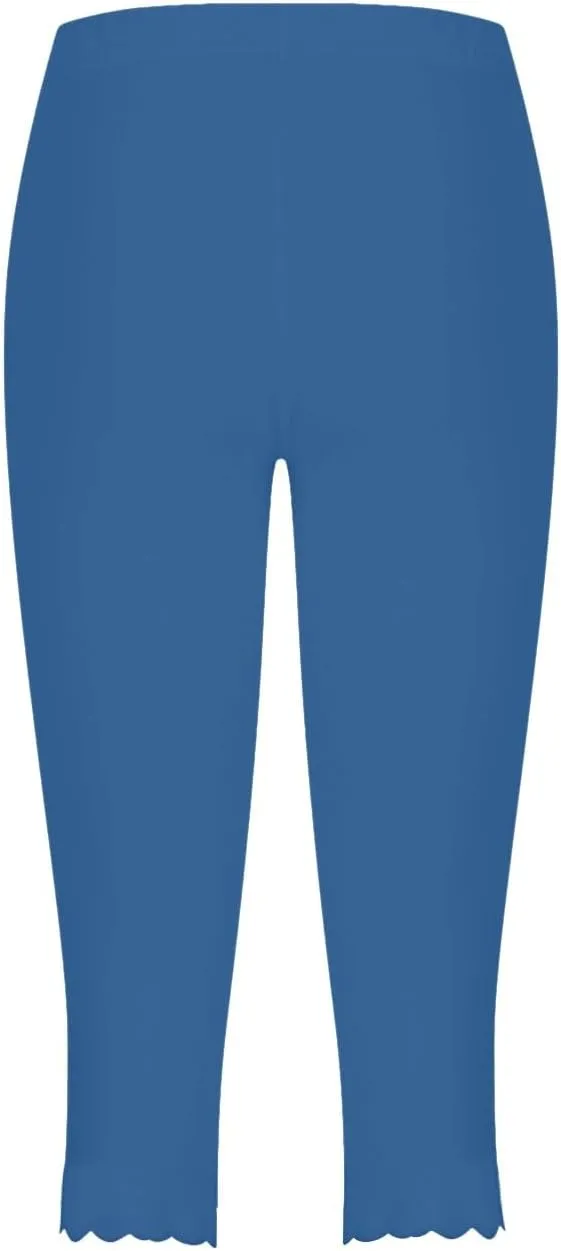 Pants for Women Pants 2024 High Waisted Yoga Capri Pants Lightweight Comfortable Solid Color Soft Casual Pants for