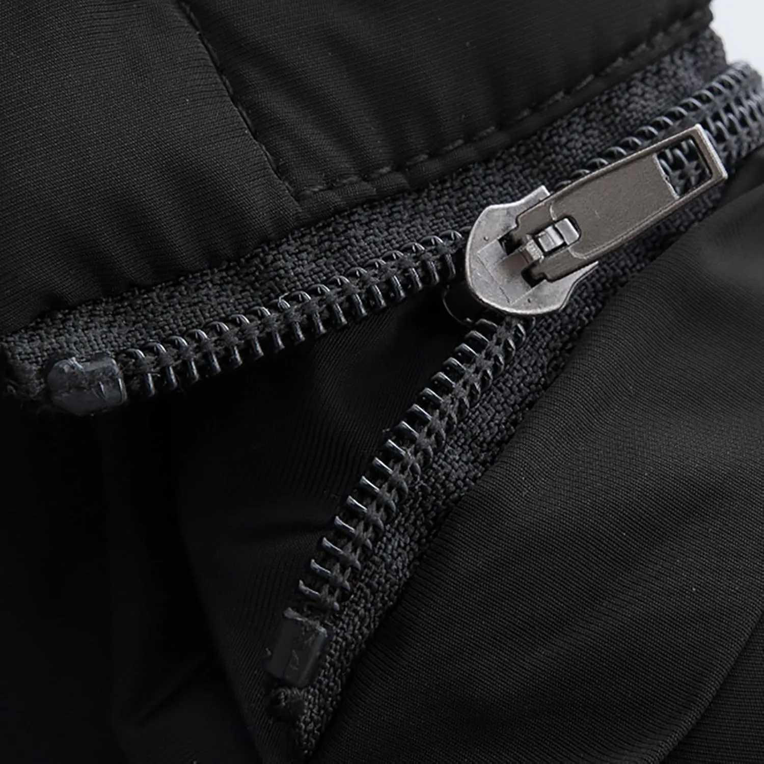 Puffer Vest with Hoodie Men Big and Tall Warm Vest Zip Up Sleeveless Jacket Lightweight Winter Vest with Pockets