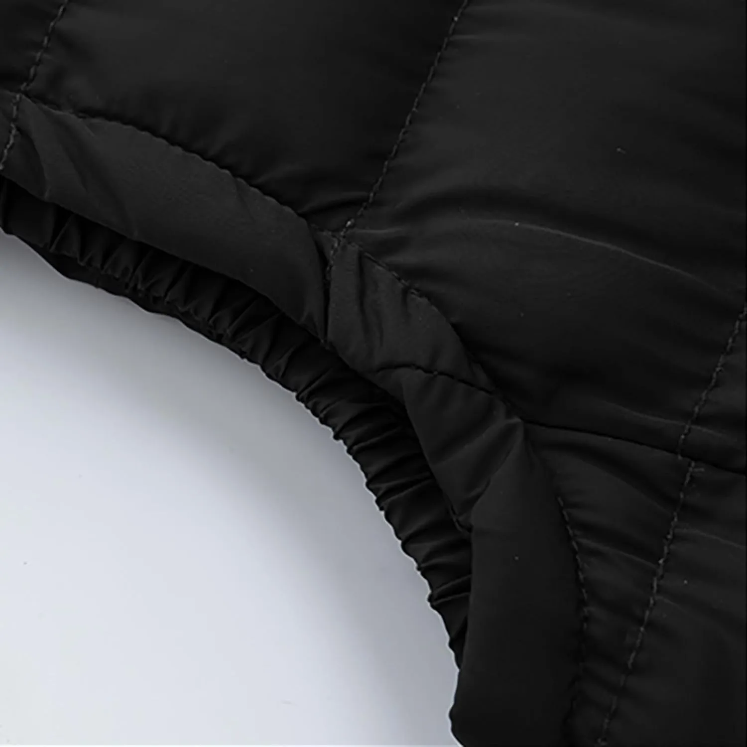 Puffer Vest with Hoodie Men Big and Tall Warm Vest Zip Up Sleeveless Jacket Lightweight Winter Vest with Pockets