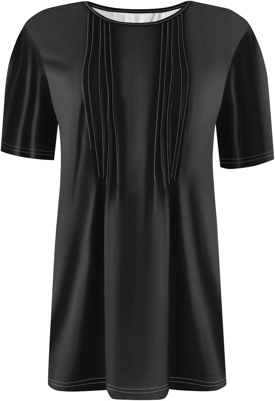 Skiing Plus Size Spring Tops Womans Fashion Short Sleeve Coloured Tees for Women Crewneck Cosy Loose Tshirts