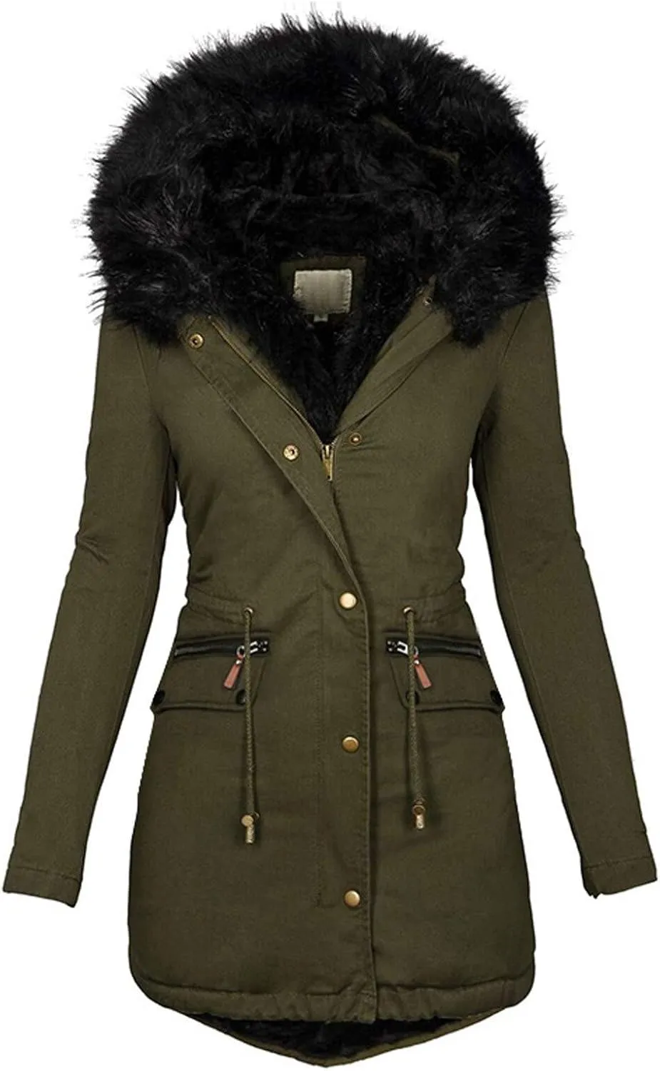 Stand Collar Long Sleeve Overcoat Slim Casual Thicker Fashion Women'S Coat Long Sleeve Zipper Short Down Coat De