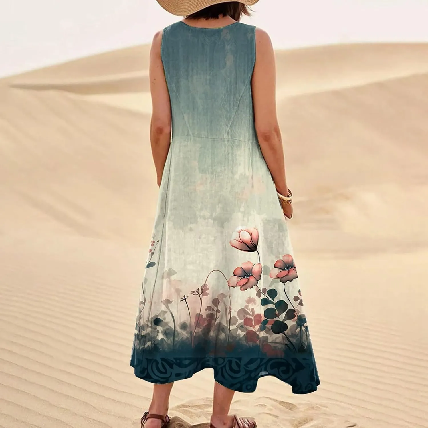 Summer Dresses for Women 2024 Sleeveless Dresses for Women 2024 Sun Dress Petite Sundresses for Women Women Dresses