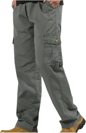 Tactical Pants for Mens Stretch Work Pants Lightweight Cargo Pants Multi Pockets Hiking Pants Outdoor Activity Pant