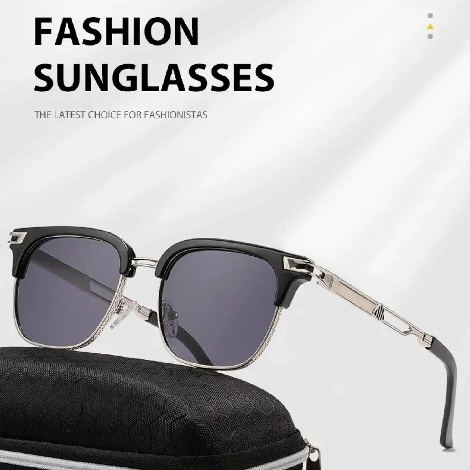 Trendy Metal Frame Sunglasses for Women Men Classic Vintage Style Fashion Accessories Uv400