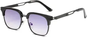 Trendy Metal Frame Sunglasses for Women Men Classic Vintage Style Fashion Accessories Uv400