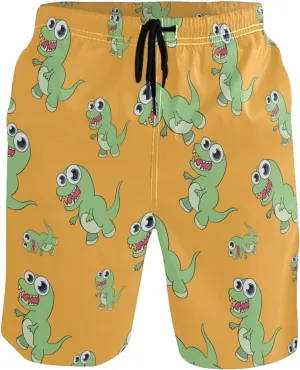 visesunny Fashion Cool Style Men's Beach Shorts Swim Trunks Quick Dry Casual Polyester Swim Shorts with Pockets S-XXL