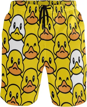visesunny Stylish Summer Mens Swim Trunks Quick Dry Beachwear Sports Swim Board Shorts Holiday Party Bathing Suits